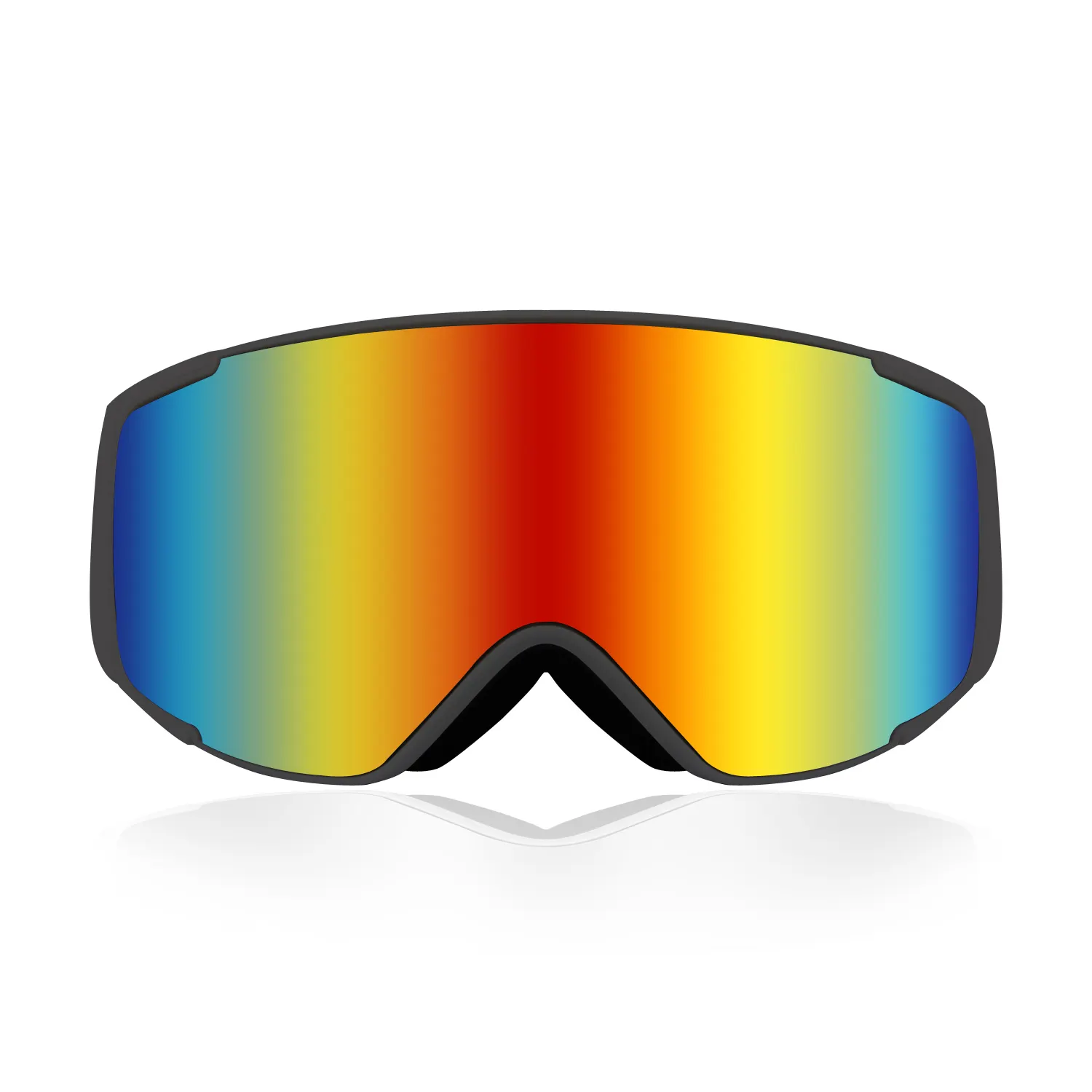 Custom Logo Outdoor Sports Goggles Anti-Fog Snow Goggles OEM ODM Removable Lens Snowboard Glasses Windproof Unisex Ski Goggles